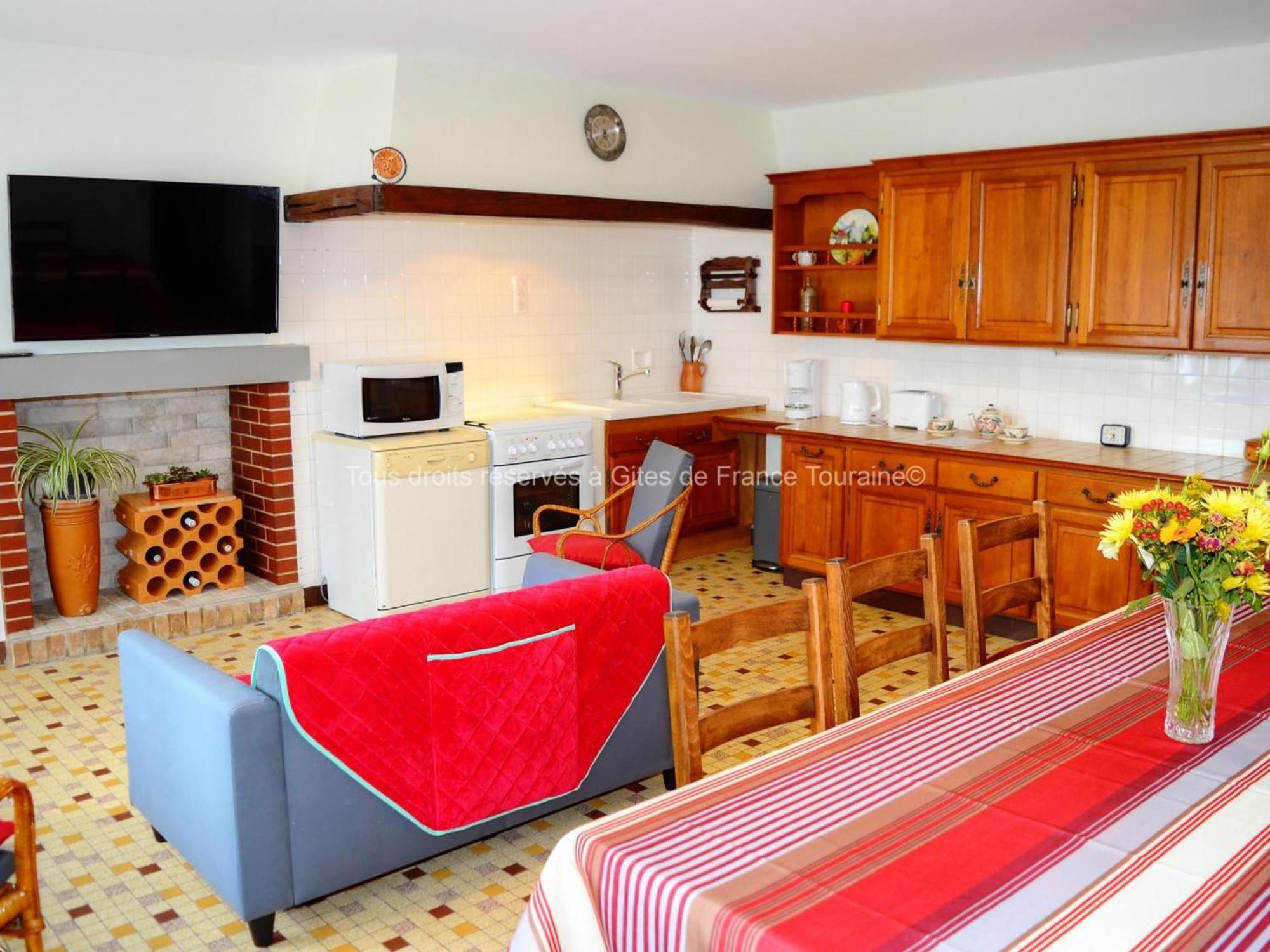 Gîte Vernou-sur-Brenne, 3 pièces, 4 personnes - FR-1-381-503 Extérieur photo